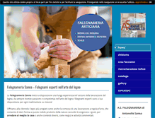 Tablet Screenshot of antonellosannafalegnameria.com